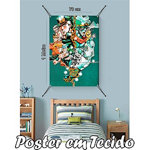 Bandeira Decorativa JoJo's Bizarre Adventure .Mod4